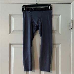 Boys Gray Campion Cropped Athletic Leggings
